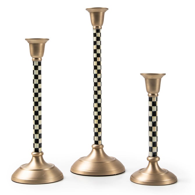 Courtly Check Medium Candlestick