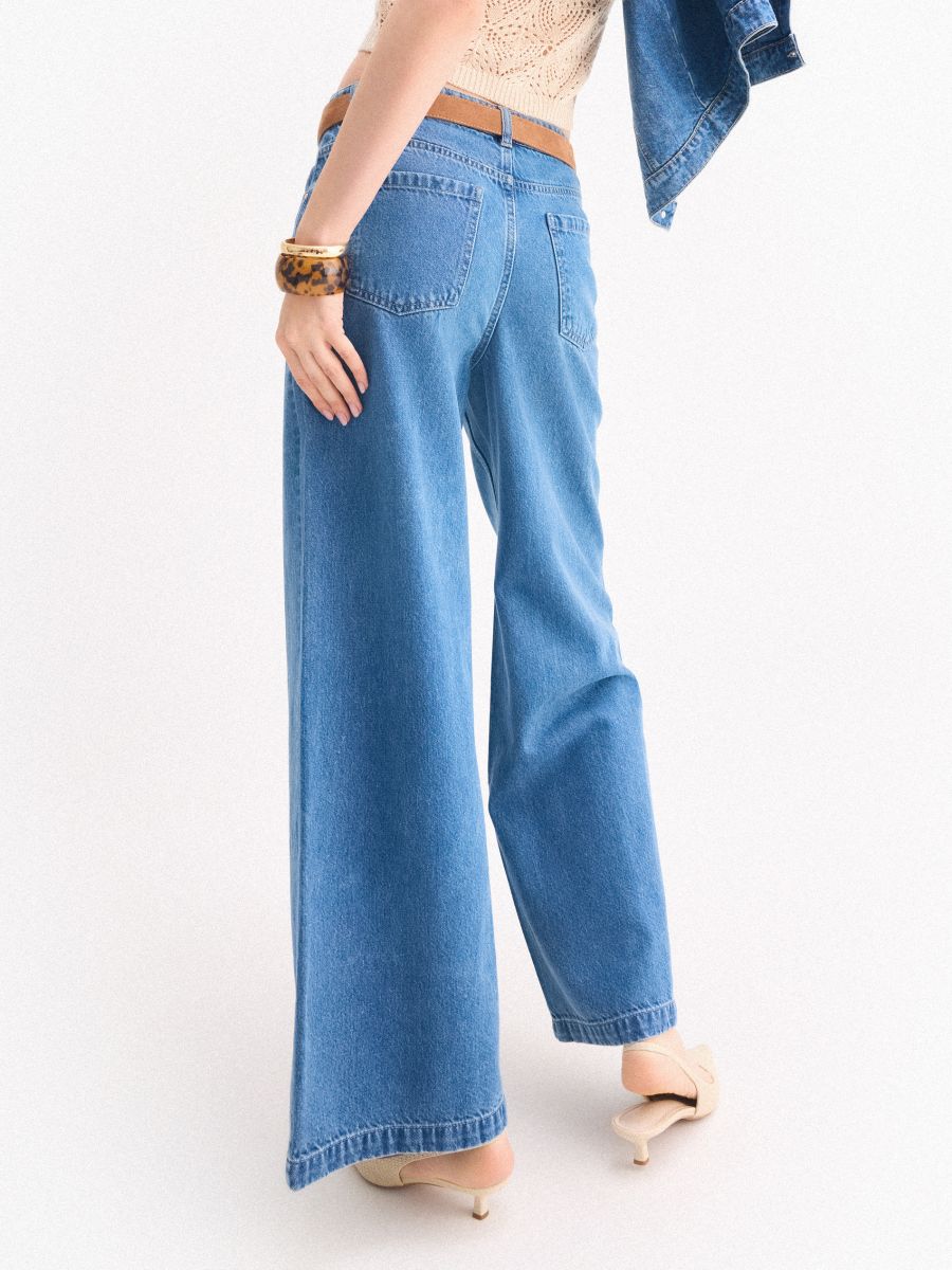 Jeansy wide leg