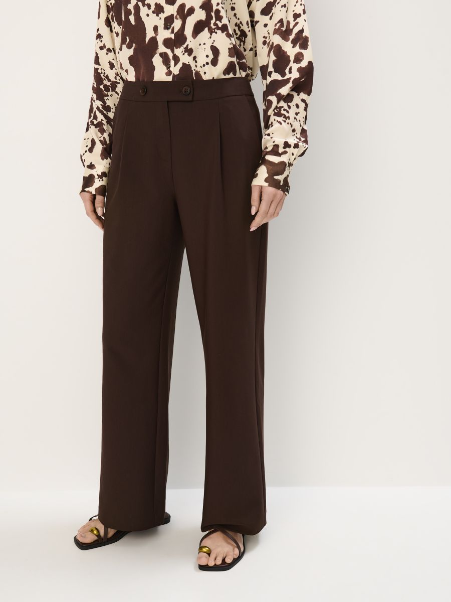 Spodnie z szeroką nogawką