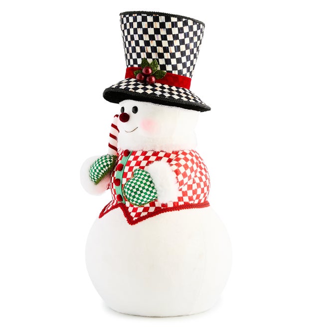 Check It Out Fabric Snowman Figure
