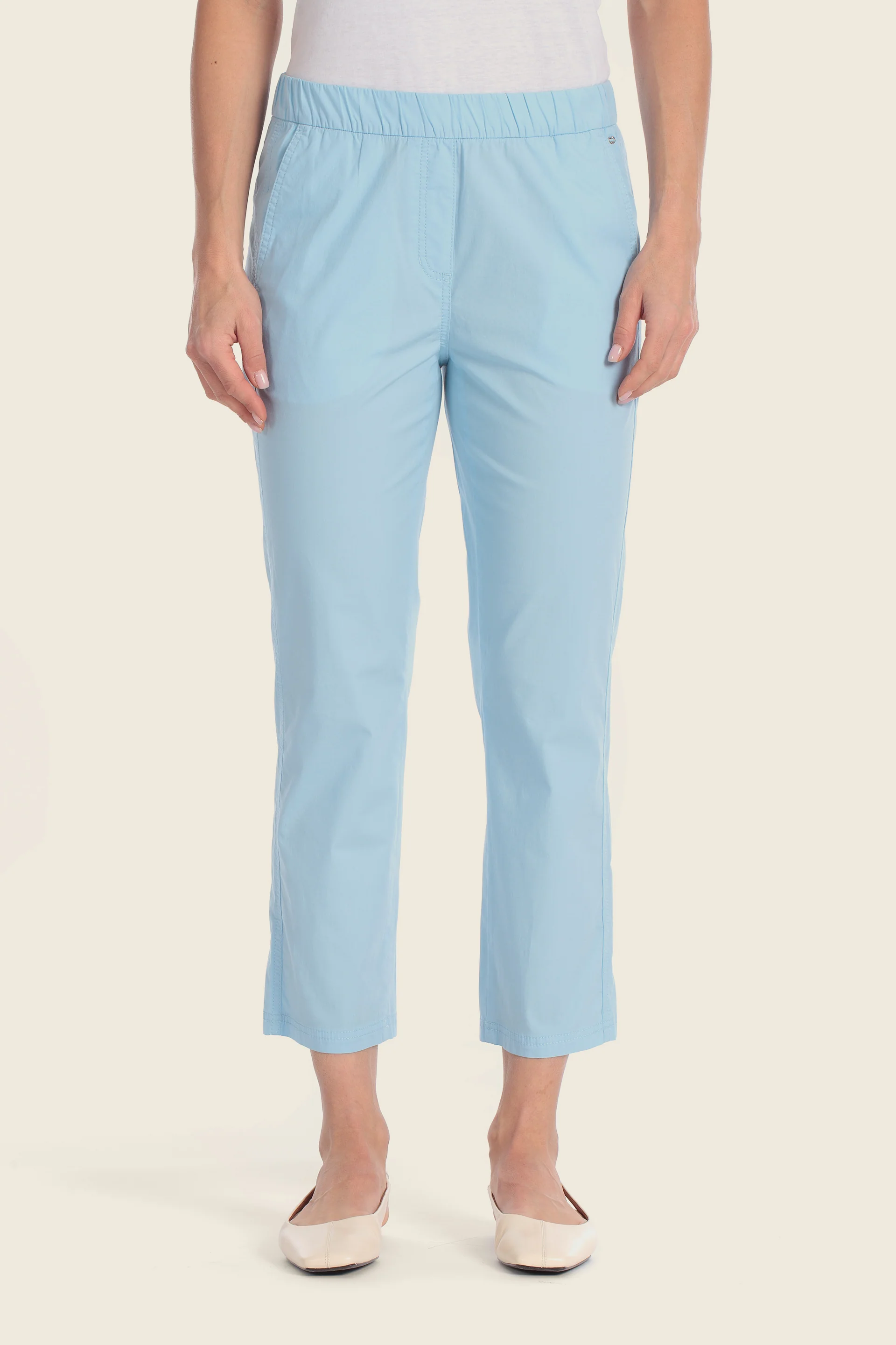 Bequeme Hose mit elastischem Bund