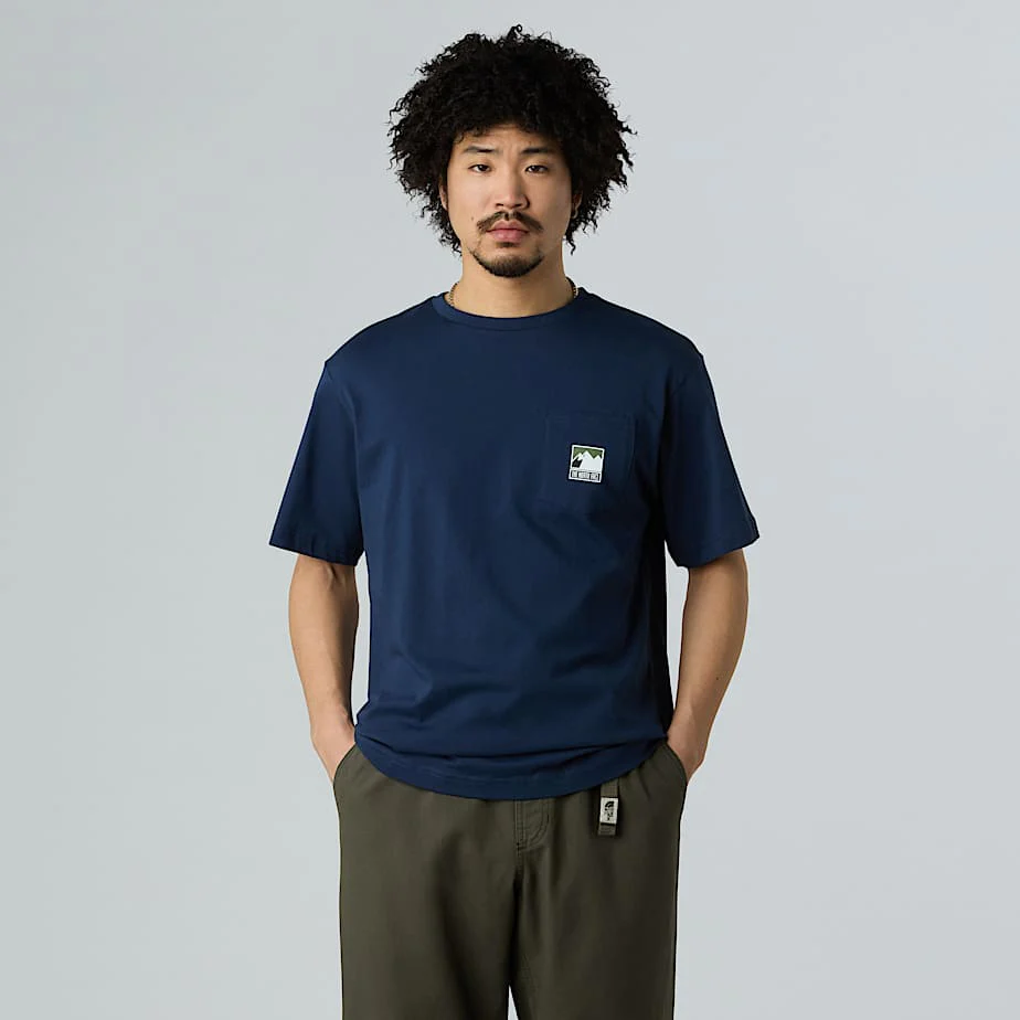 Men's Mountain Logo Relaxed Pocket T-Shirt