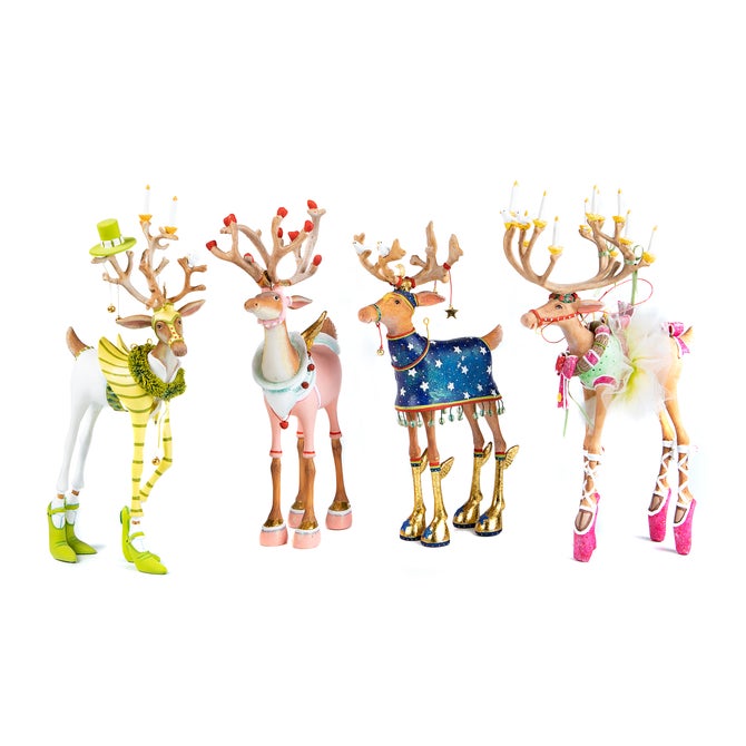 Patience Brewster Dash Away Reindeer Figure Set-B