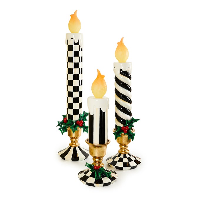Courtly Illuminated Small Trophy Candle