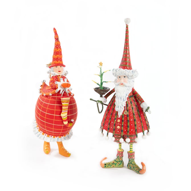 Patience Brewster Dash Away Red Mrs. Santa Ornament