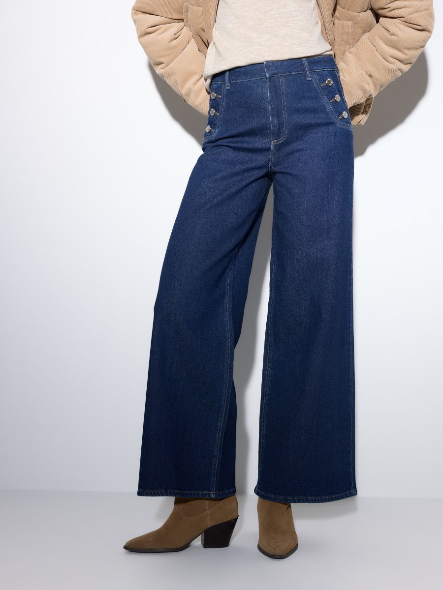 Jeansy wide leg