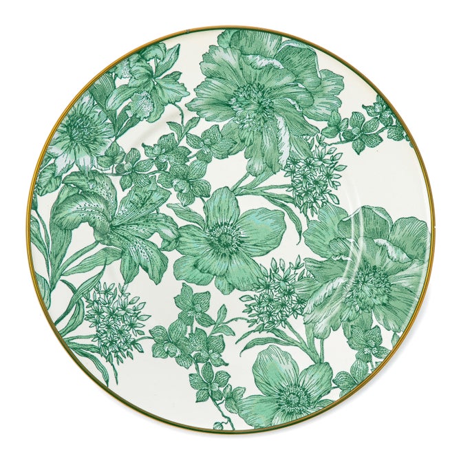 Emerald English Garden Salad Plate