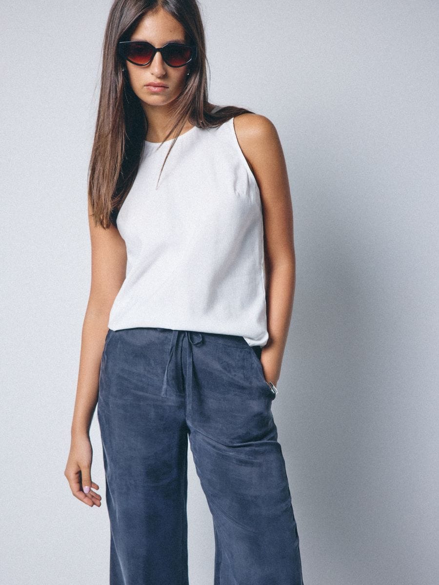 Różowa bluzka z modalem