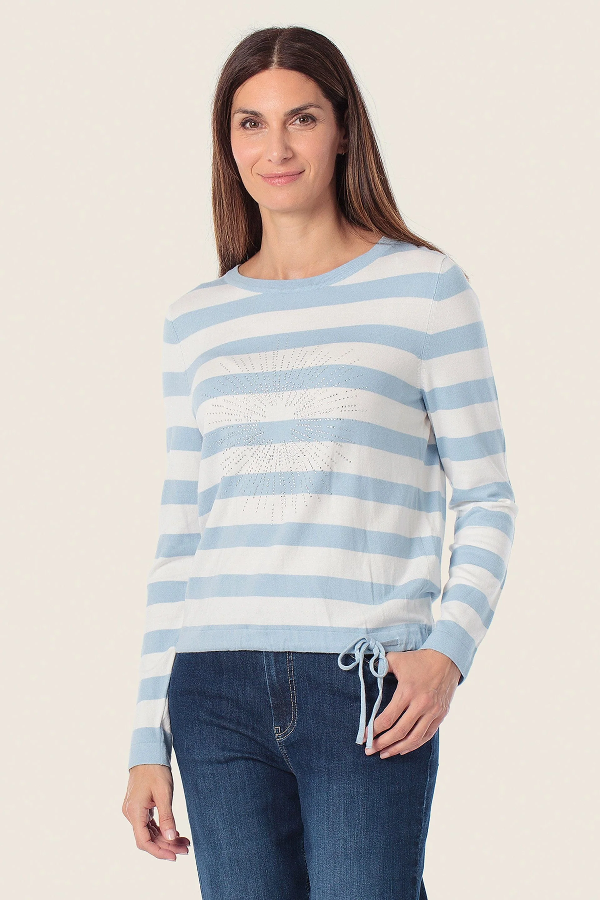 Strickpullover mit Strass Verzierung