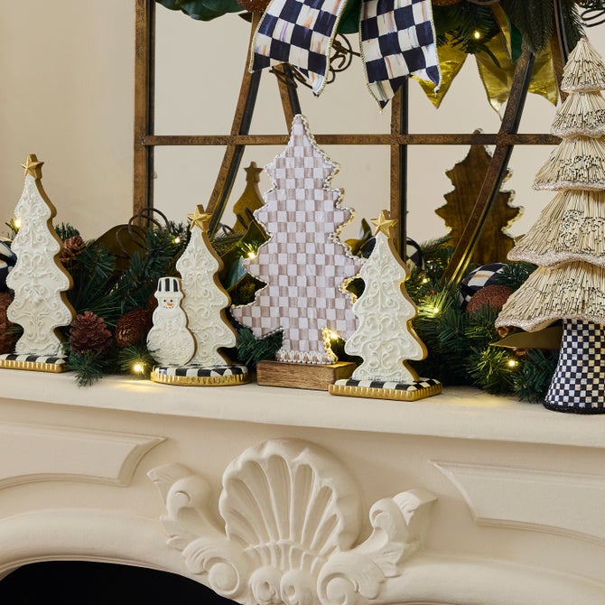 Gingerbread Small Trees, Set of 2