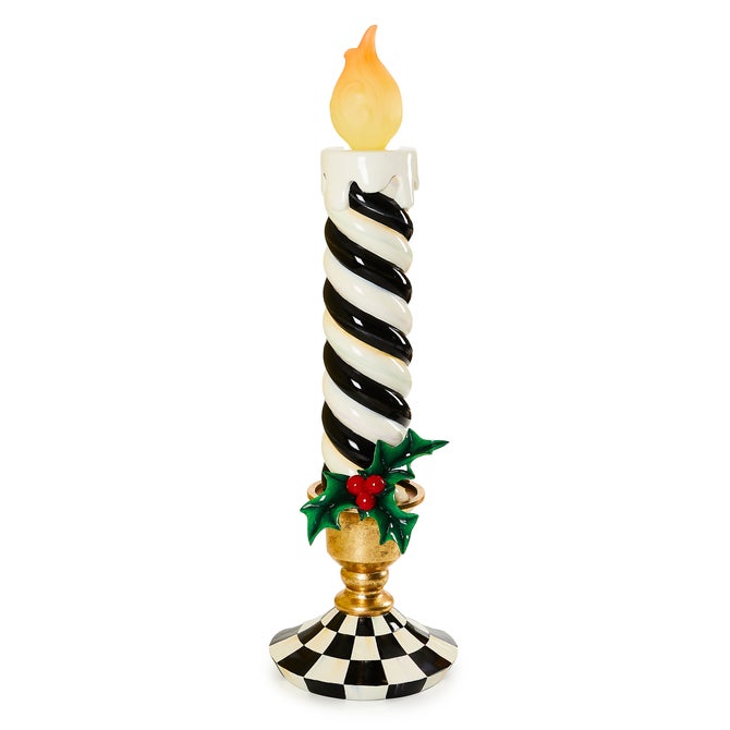 Courtly Illuminated Medium Trophy Candle