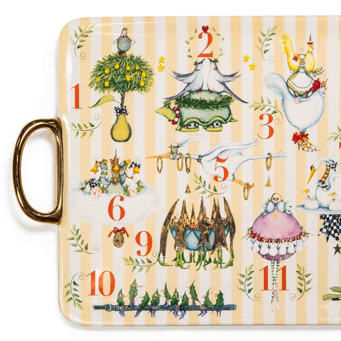 Patience Brewster 12 Days Ceramic Platter