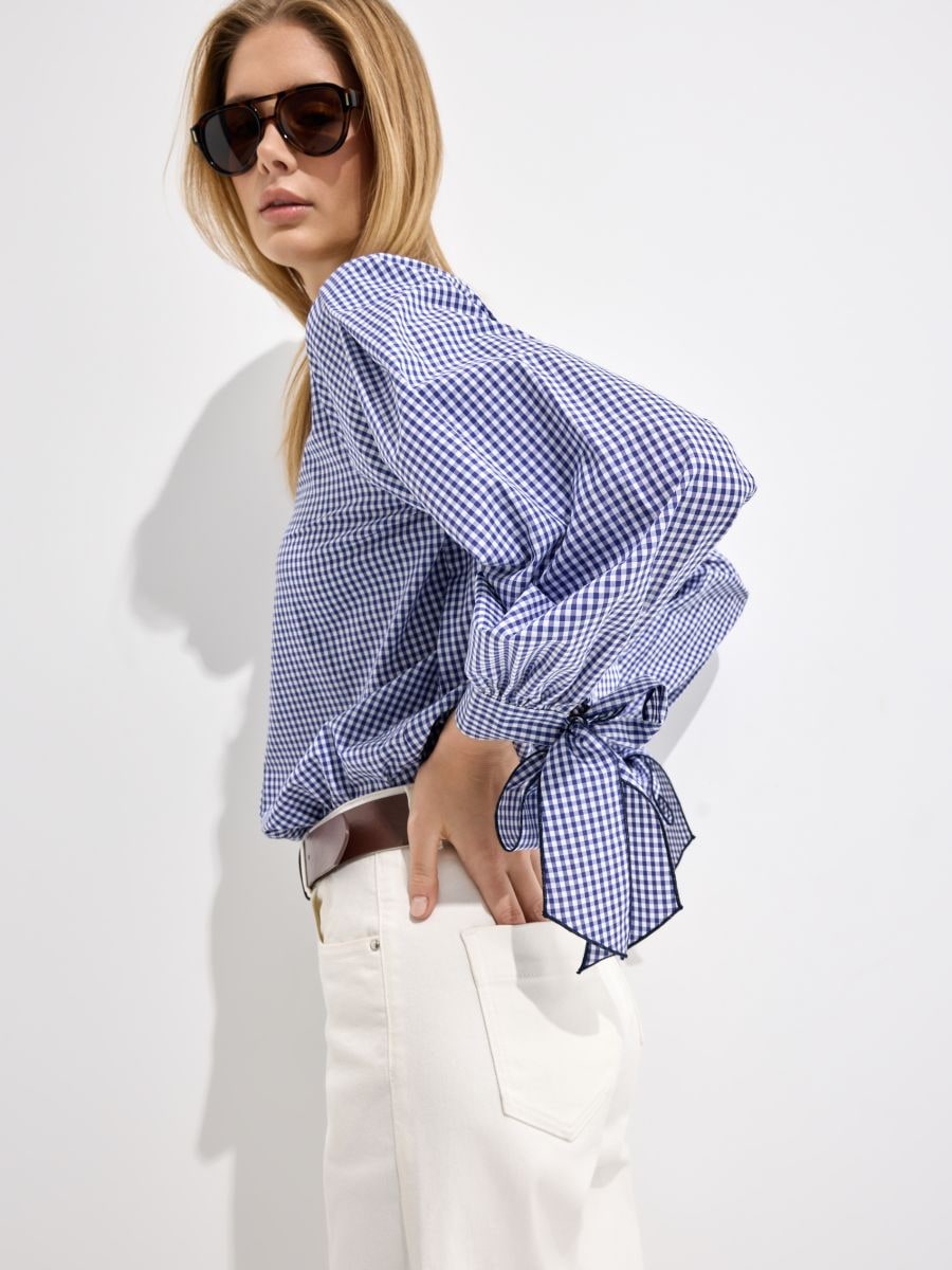 Bawełniana koszula w kratkę