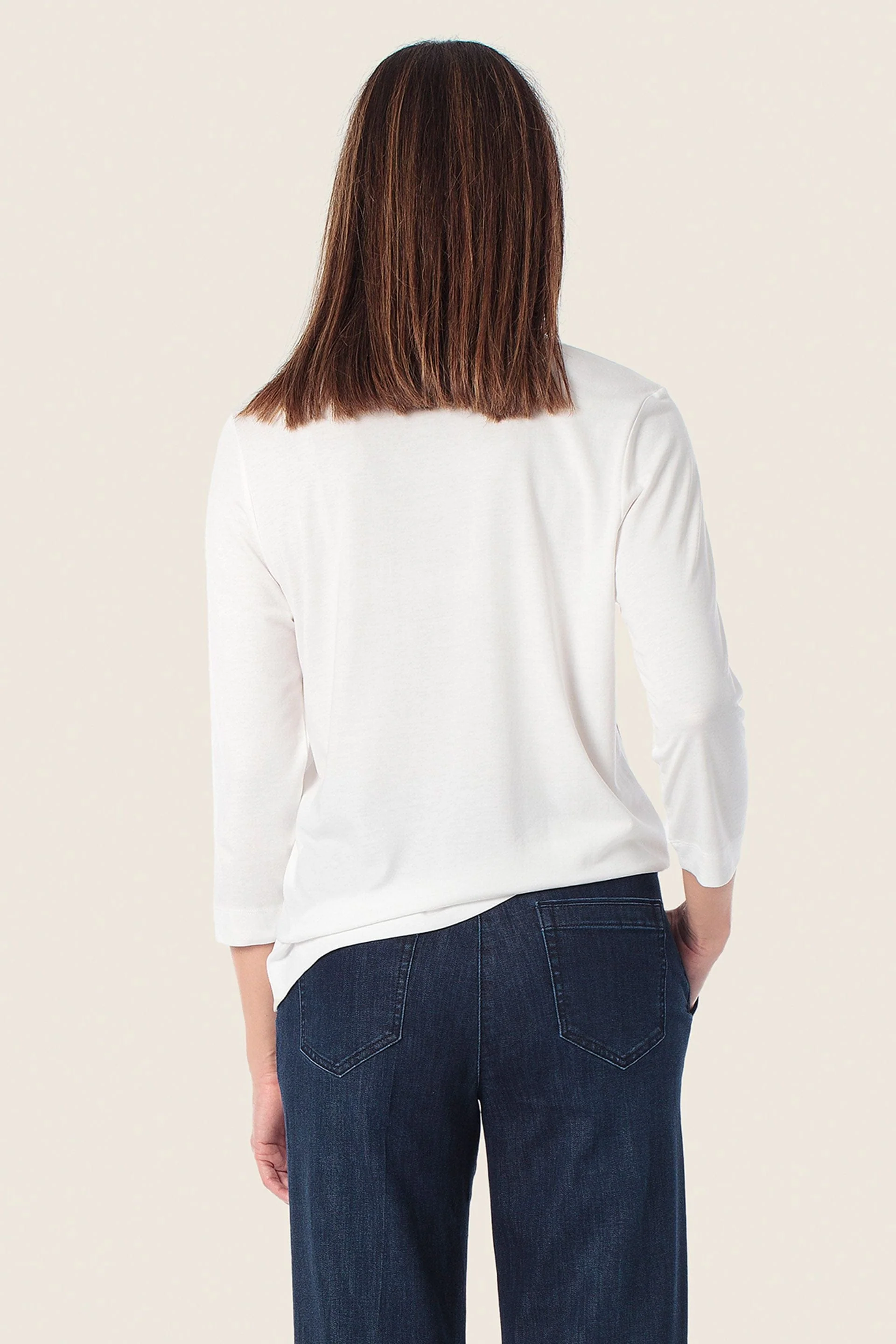 T-Shirt mit Herzmuster