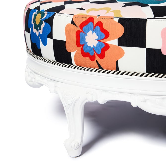 Outdoor Dolce Vita Jumbo Upholstered Ottoman