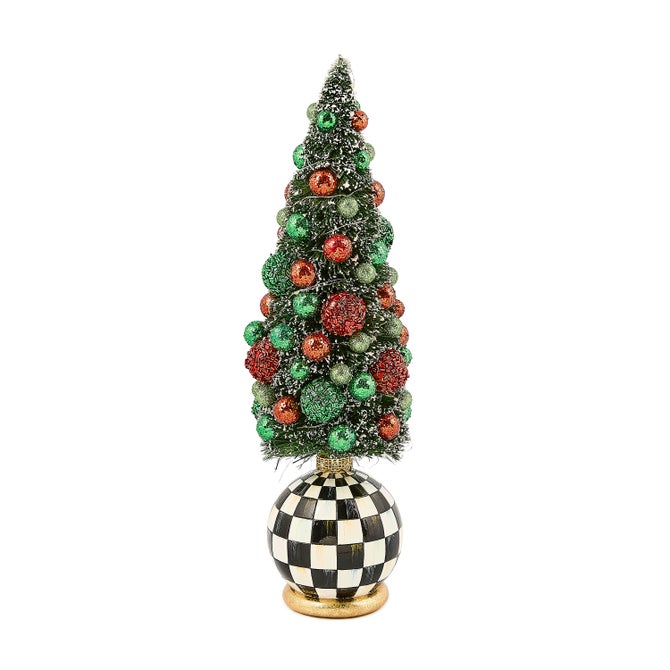 Check It Out Illuminated Medium Bottle Brush Tree