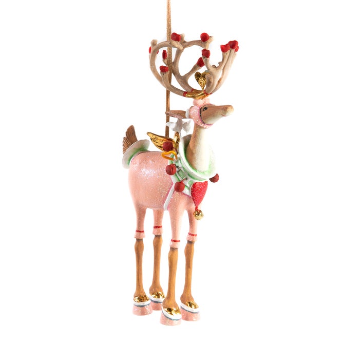 Patience Brewster Dash Away Cupid Reindeer Ornament