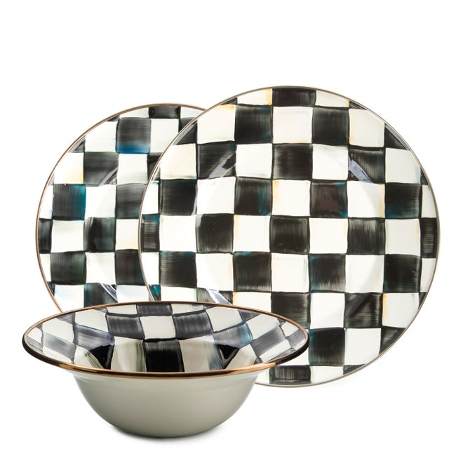 Enamelware 3-Piece Place Setting