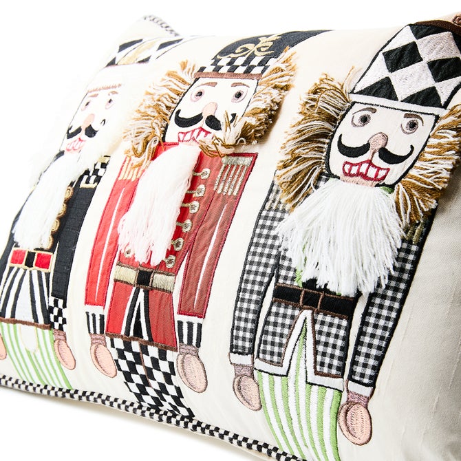 Courtly Nutcracker Lumbar Throw Pillow