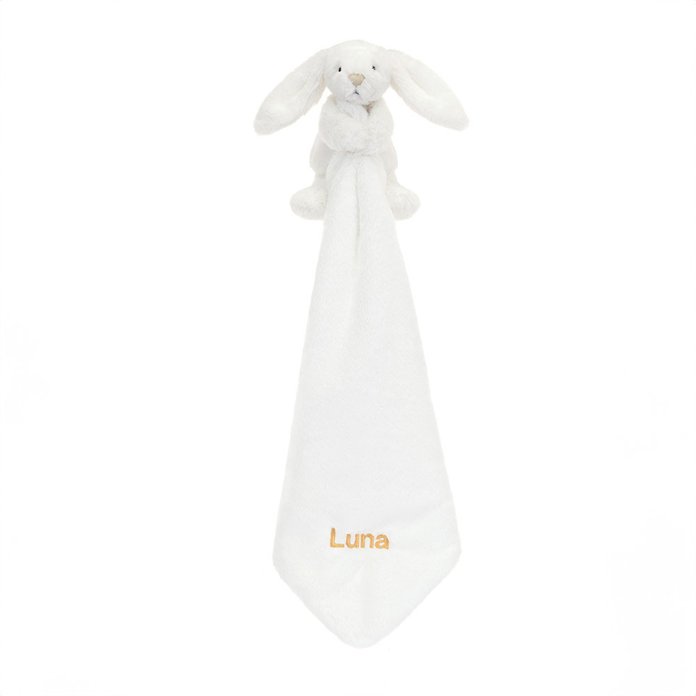 Personalised Bashful Luxe Bunny Luna Soother