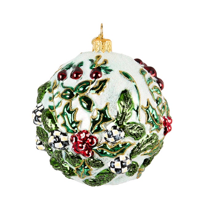 Cardinal Ball Glass Ornament