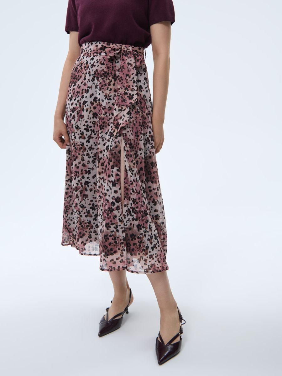 Spódnica midi w print