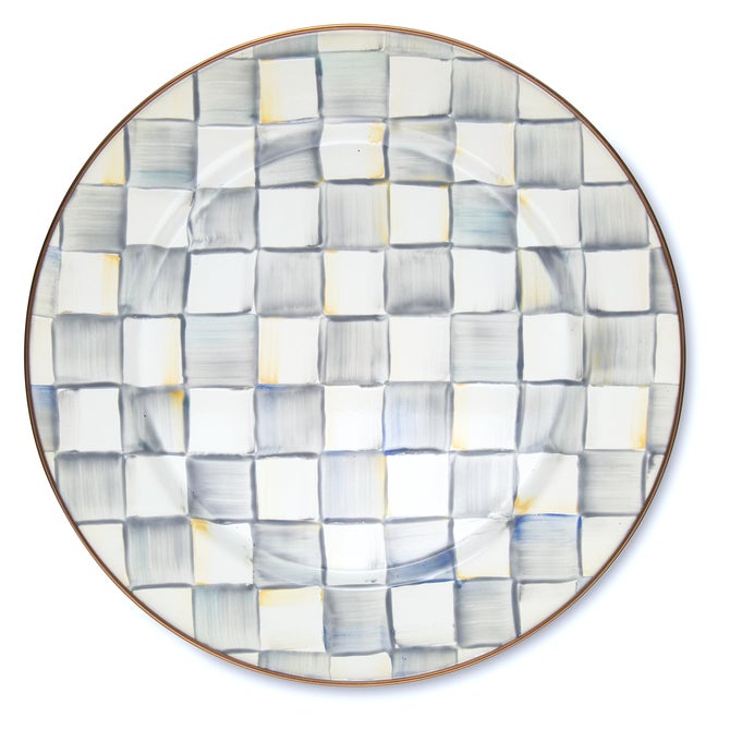 Sterling Check Enamel Dinnerware