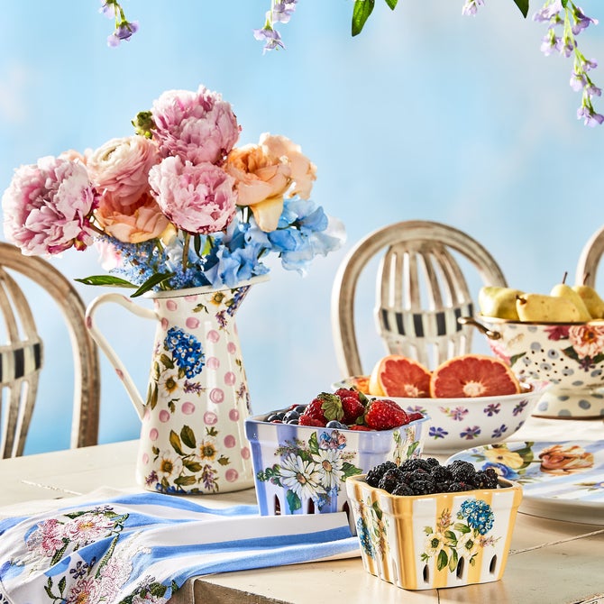 Wildflowers Pink Medium Practical Pitcher