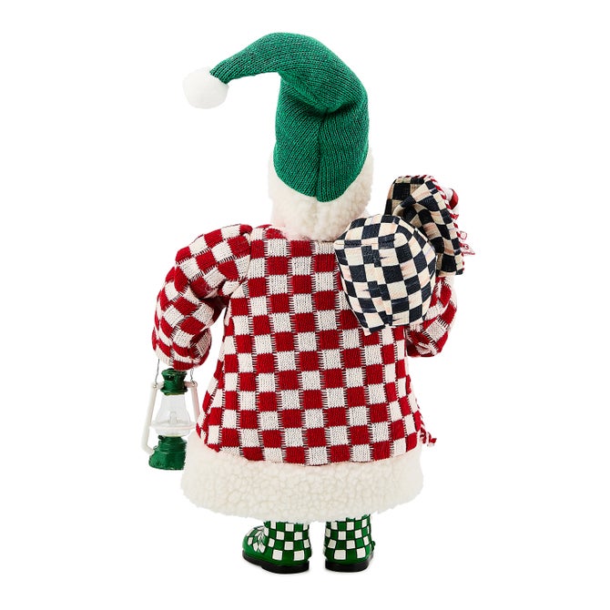 Check It Out Small Fabric Santa