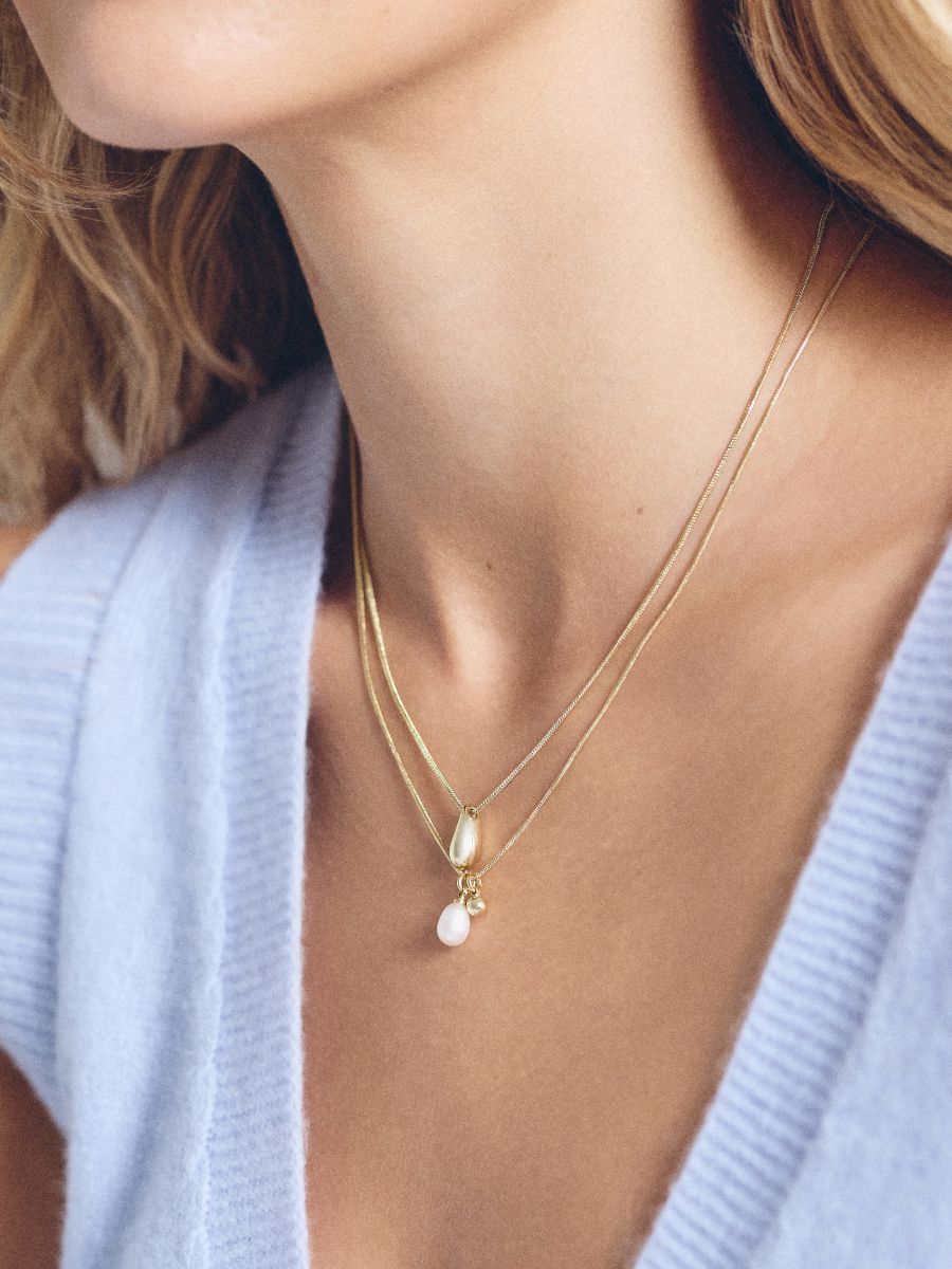 Naszyjnik pozłacany