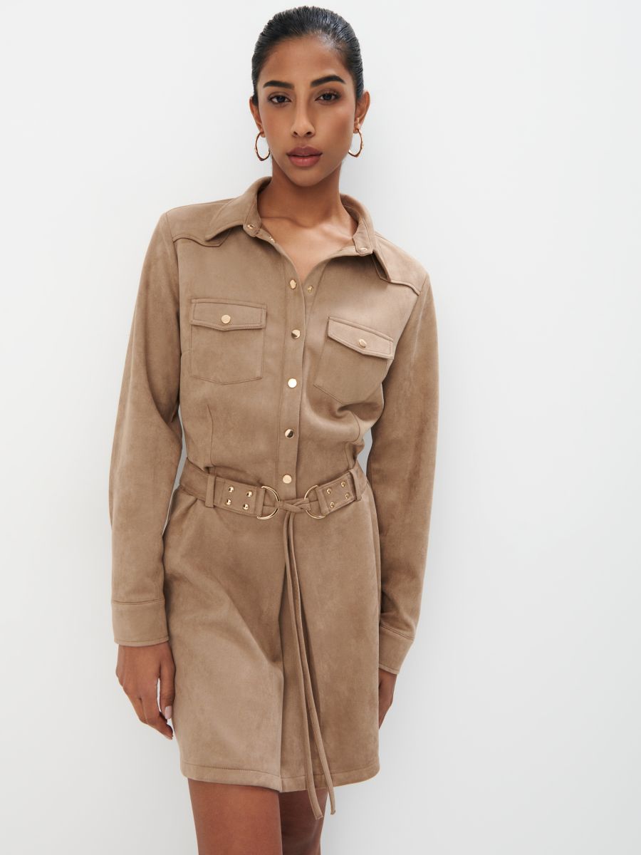 Koszulowa sukienka mini