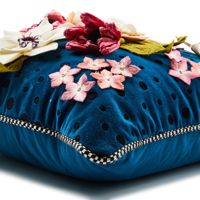 Fairy Tale Floral Throw Pillow