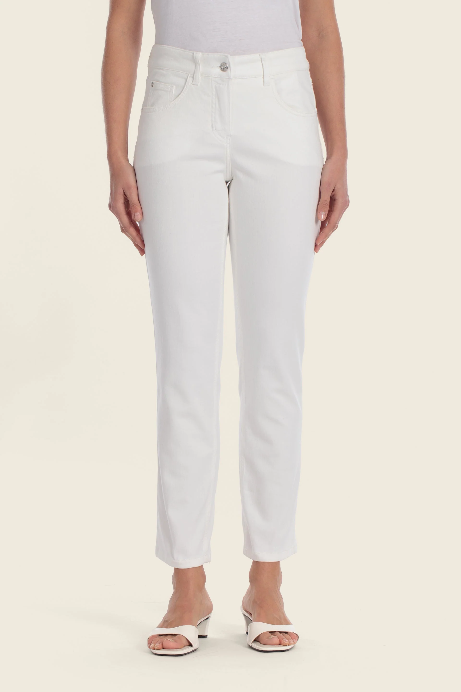 Stoffhose 5 Pocket aus Baumwoll Mix
