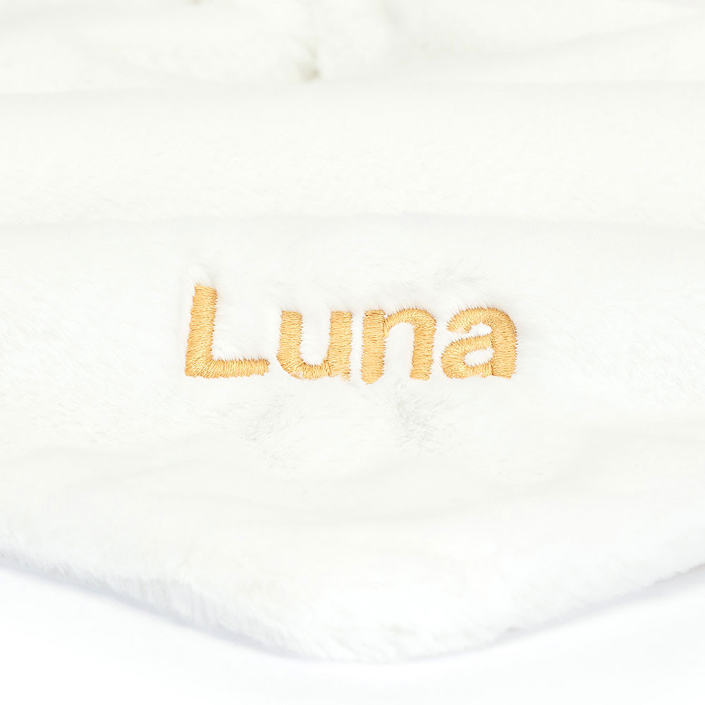 Personalised Bashful Luxe Bunny Luna Soother