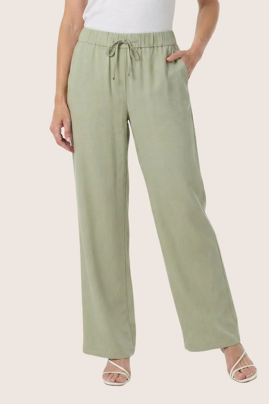 Damen Stoff Wide Fit-Hose
