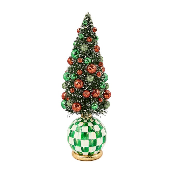 Check It Out Illuminated Small Bottle Brush Tree