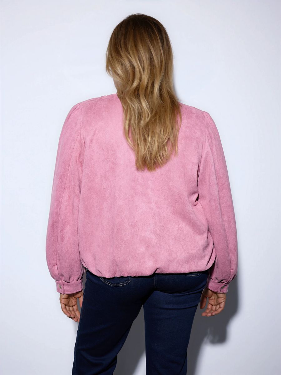 Brązowa kurtka typu biker