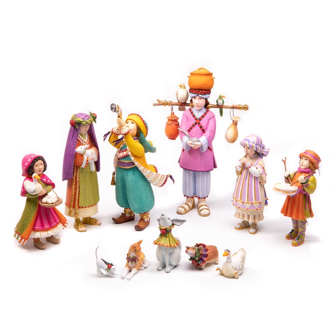 Patience Brewster Nativity Manger Figures Set