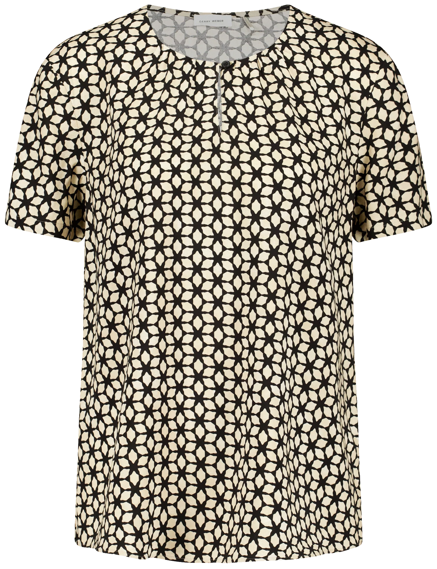 Damen Bluse mit kurzen Ärmeln