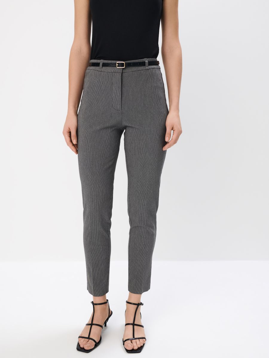 Szare spodnie z wiskozą