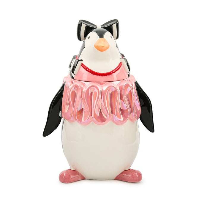 Patience Brewster Millicent Penguin Ceramic Cookie Jar