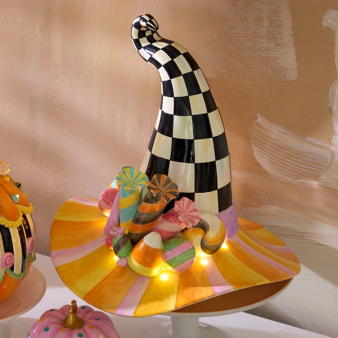 Trick or Treat Illuminated Witch's Hat