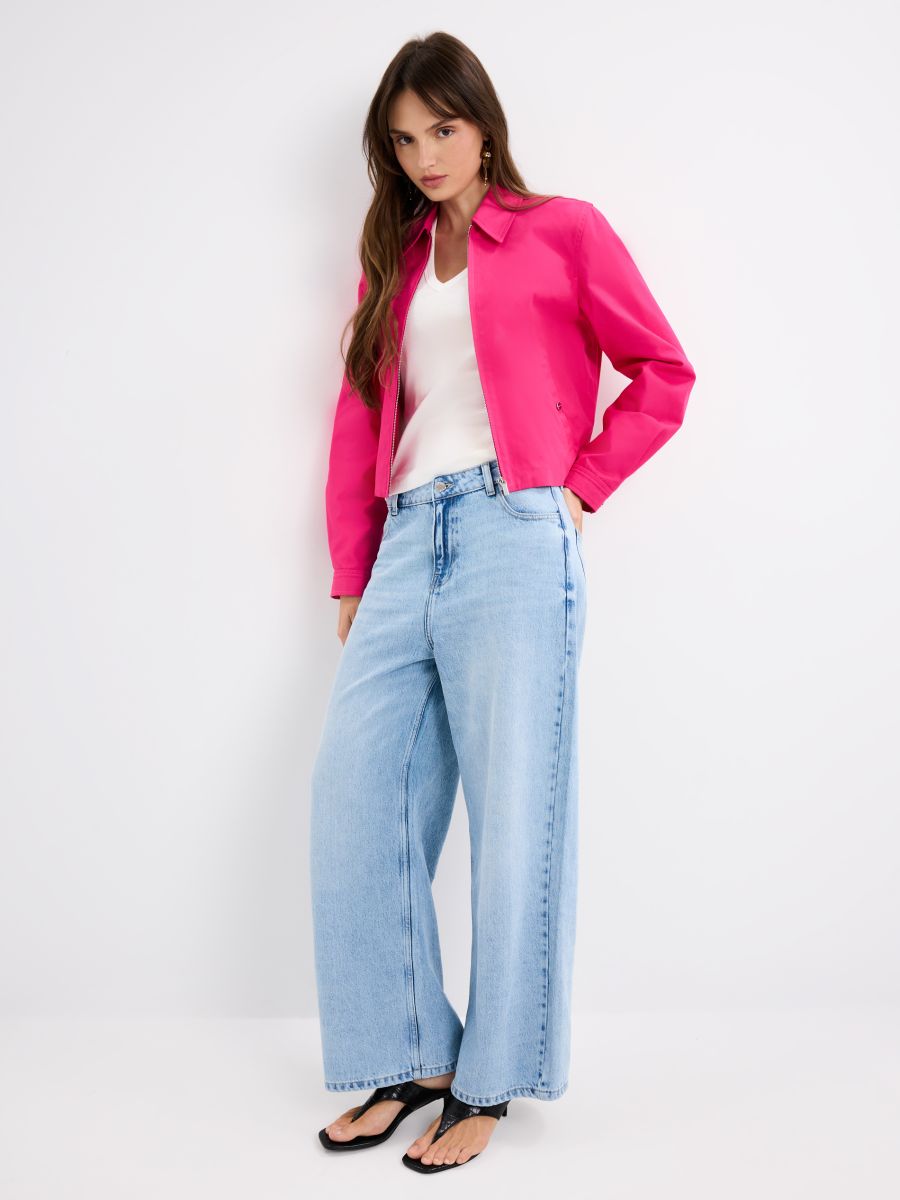 Krótka kurtka z bawełny