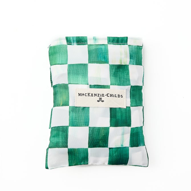 Emerald Check To Go Tote