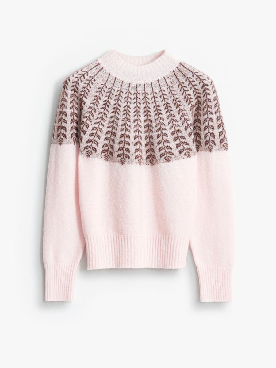 Sweter z wełną i moherem