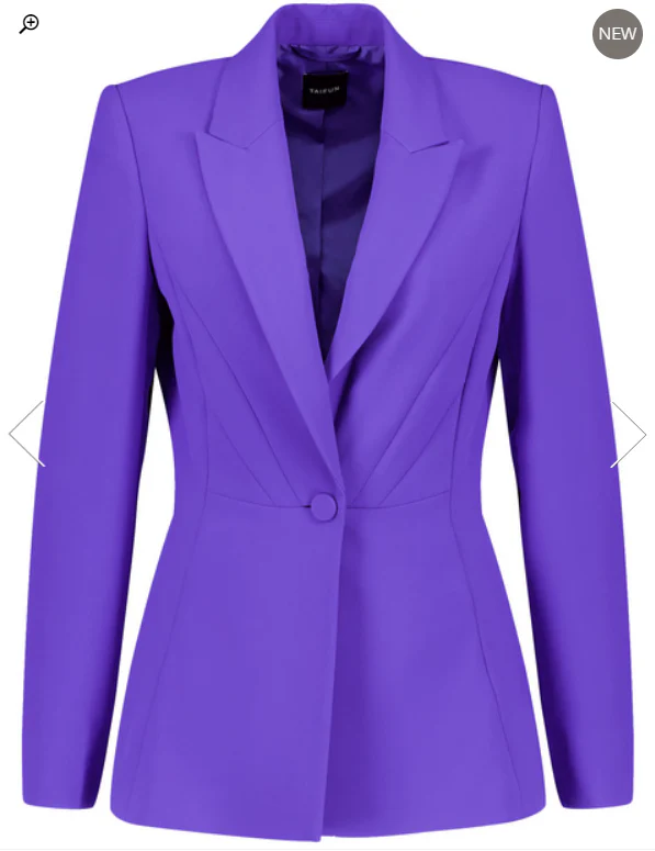 TAIFUNFitted BlazerPurple