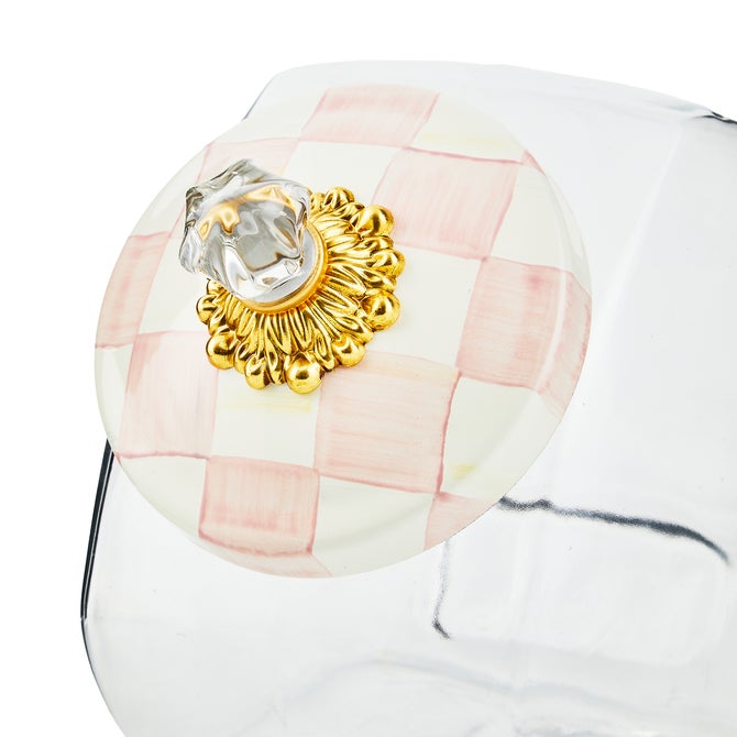 Cookie Jar with Rosy Check Lid