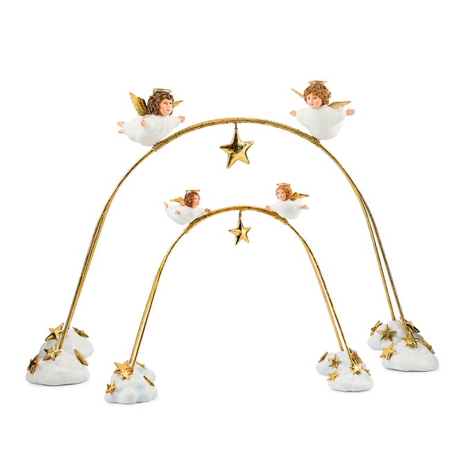 Patience Brewster Nativity Cherub Angels Mini Arch Set, Set of 4