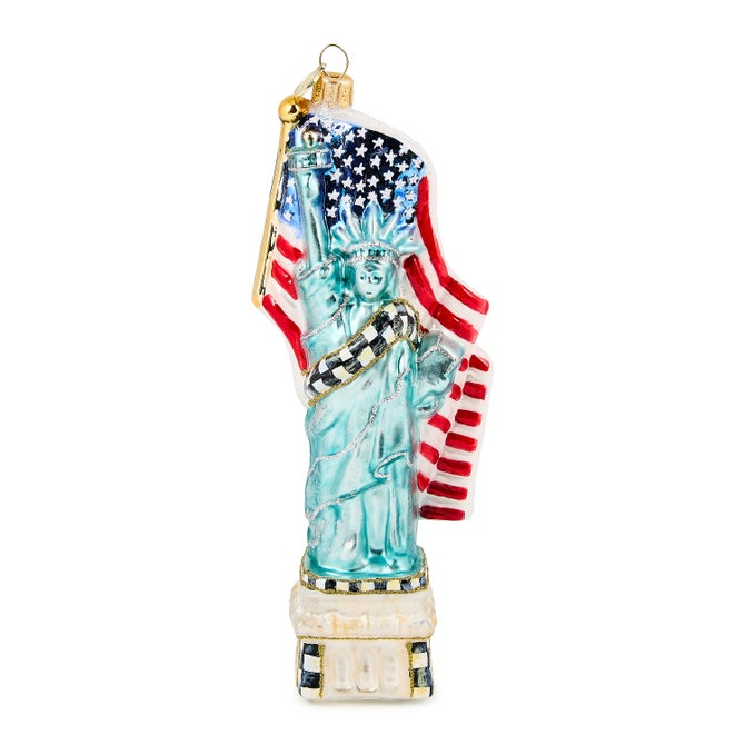 Statue of Liberty Glass Ornament
