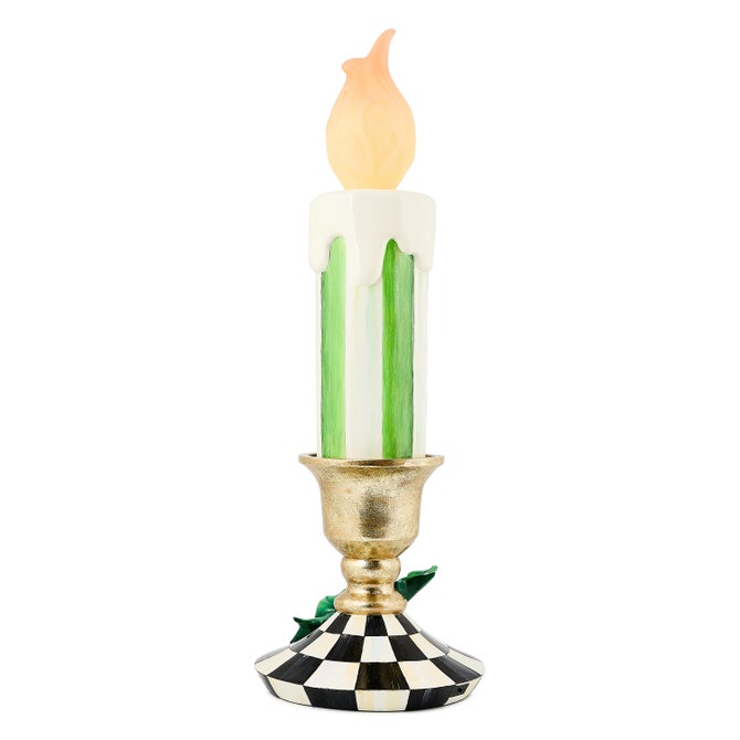 Check It Out Illuminated Small Trophy Candle